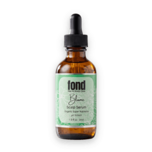 Blume Scalp Serum promotes growth and reduces shedding.